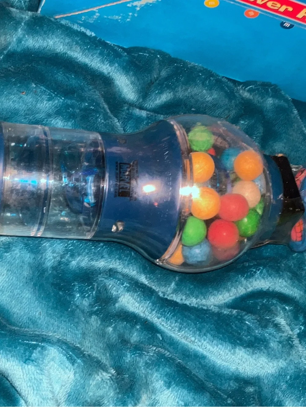 Vintage Red & Blue Spider-Man Gumball Toy Dispenser - Kids Toy 2004